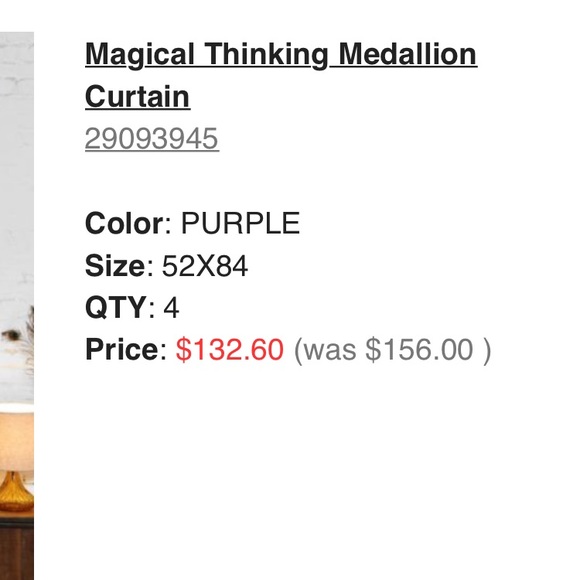 Set of Magical Thinking Medallion Curtains - Picture 3 of 3