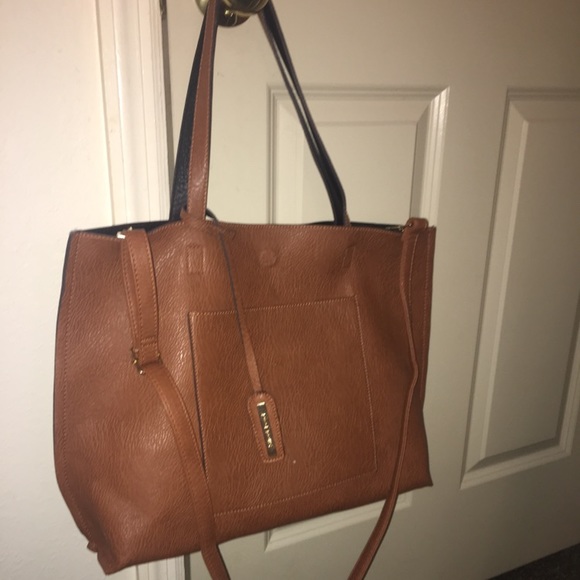 Urban Outfitters Handbags - Urban Outfitters Reversible Vegan Leather Tote Bag