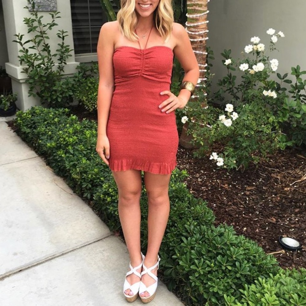 Free People halter dress size small