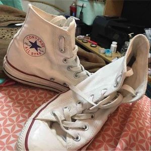 White high top converse