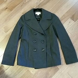 Michael Kors Charcoal Gray Wool Coat