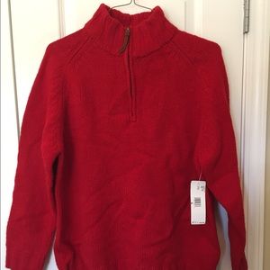 Ralph Lauren 100% Lambswool Red Sweater