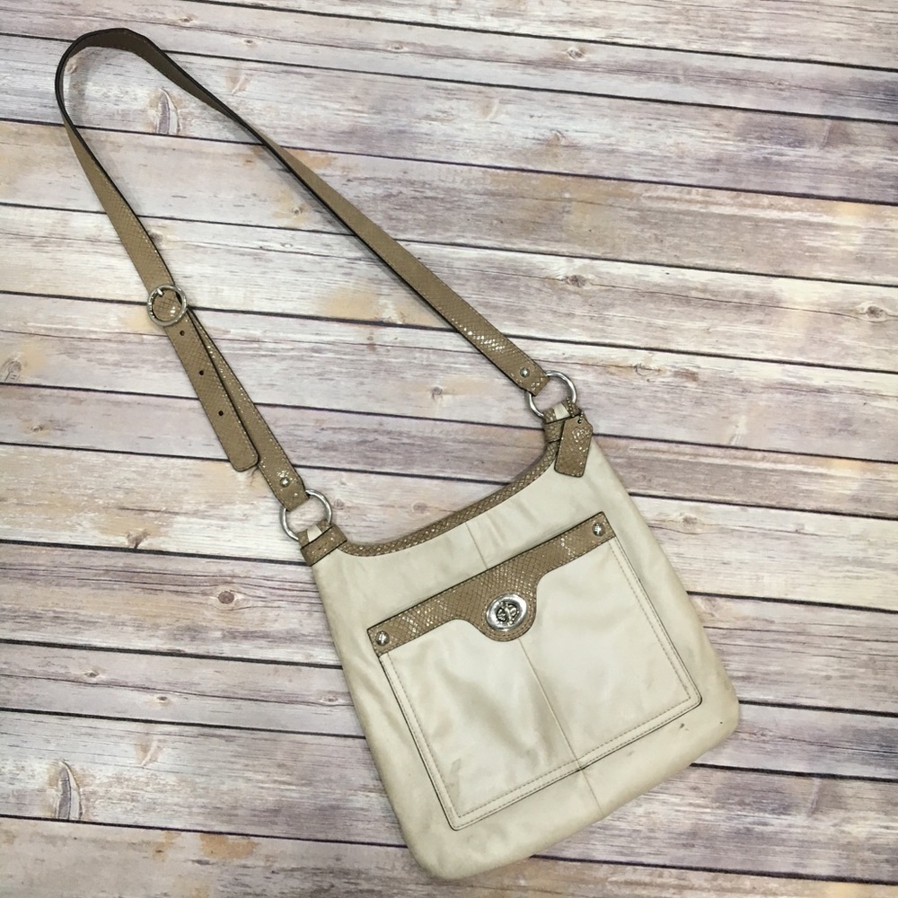 Coach Cross-body Bag in Cream *REDUCED*