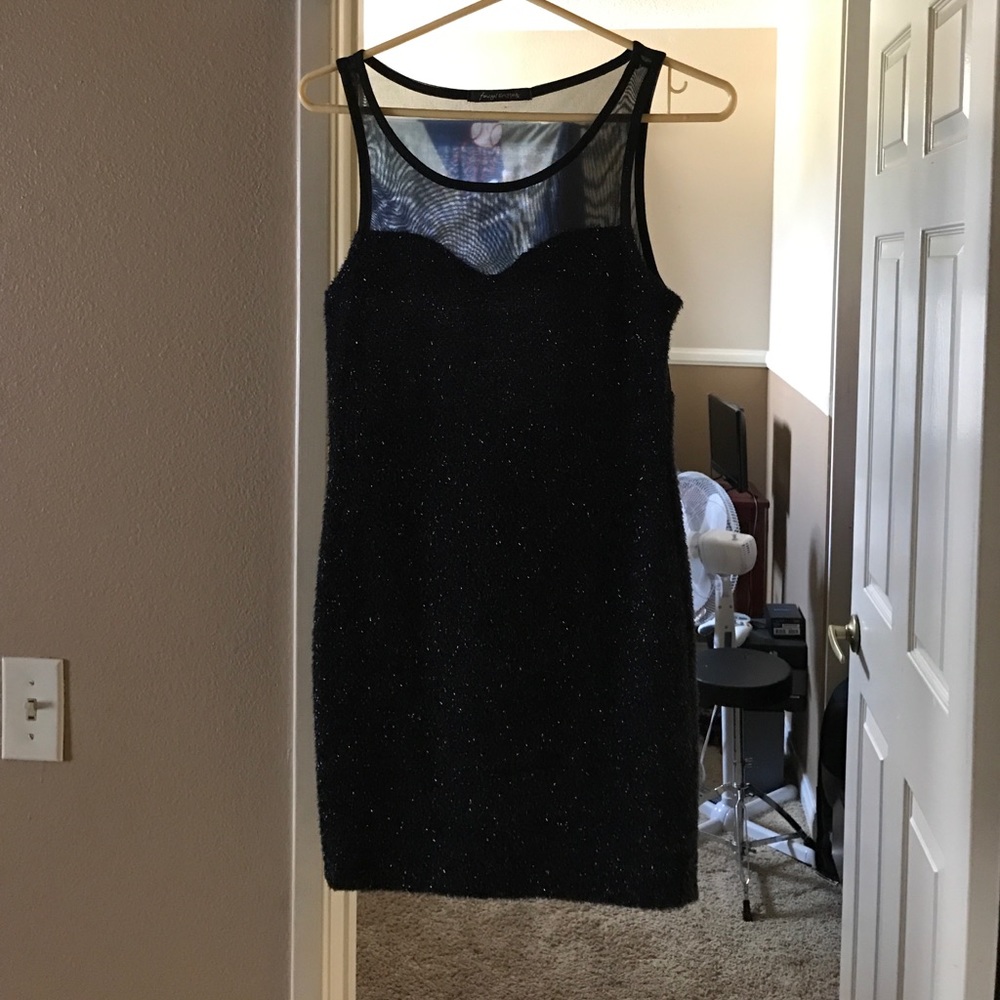 Sparkly/sheer black dress. Size small.