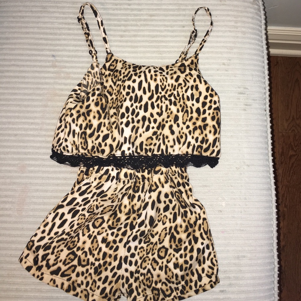 Cheetah Romper