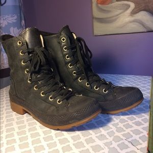 Converse Leather Combat Boots