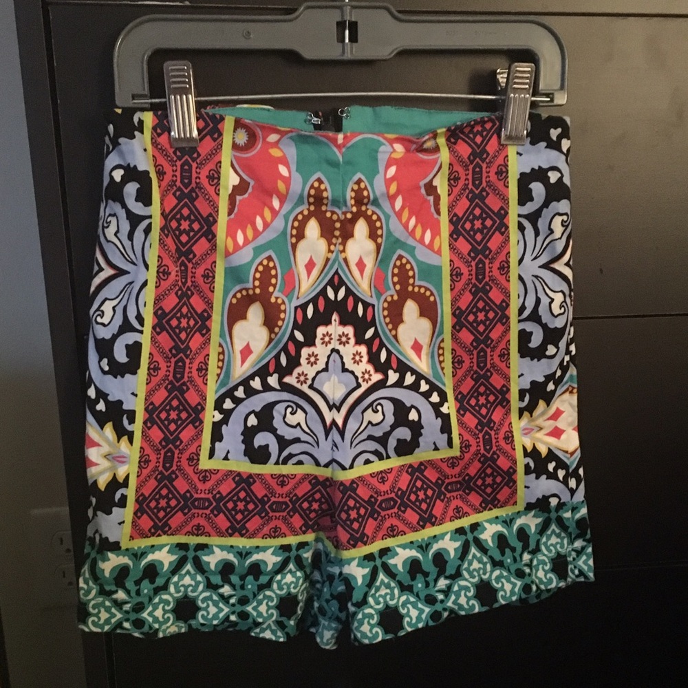 Flying Tomato High Waisted Shorts - Multi Printed