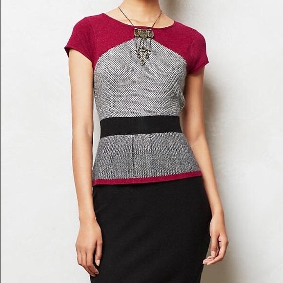 peplum sweater dress