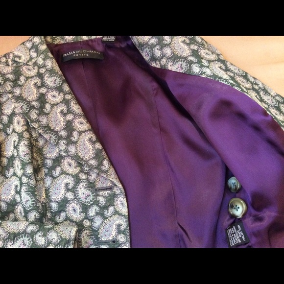 Dana Buchman Embroidered Blazer sz.0P - Picture 7 of 8