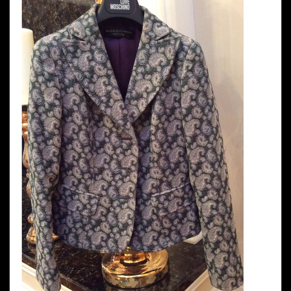 Dana Buchman Embroidered Blazer sz.0P - Picture 4 of 8