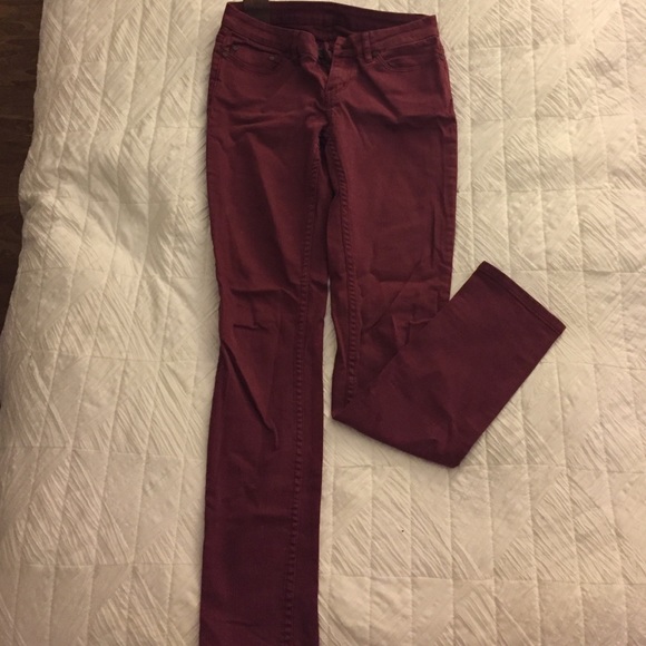 Insight maroon skinny jeans - Picture 1 of 2