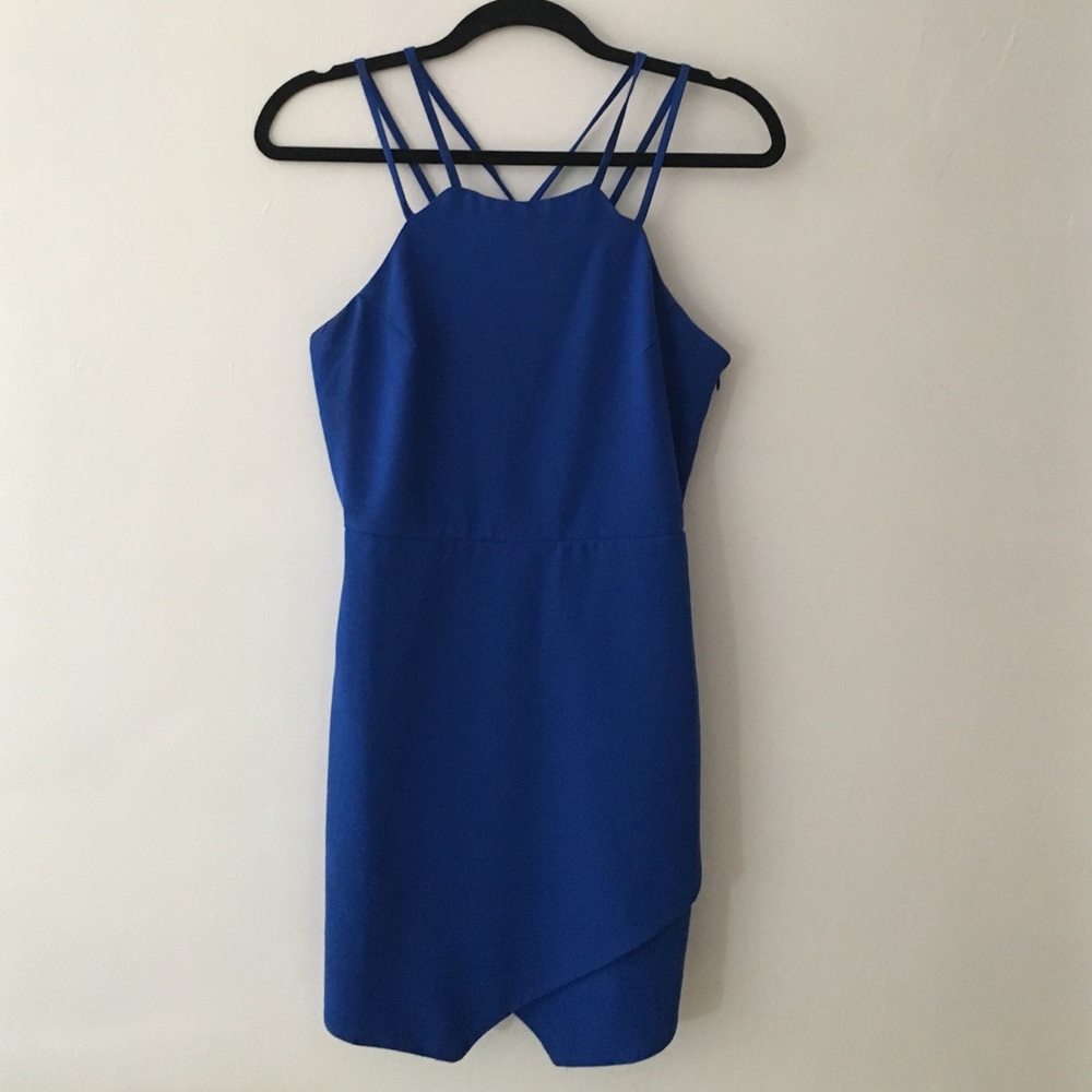 Royal blue dress