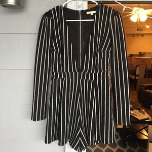 Deep V Romper