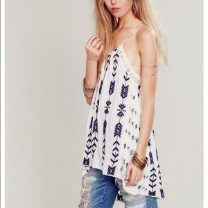 Free People Peace Arrow Tunic Tank