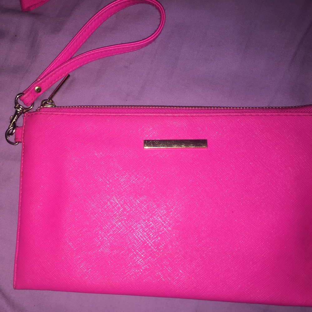 Pretty Pink Wallet Wristlet