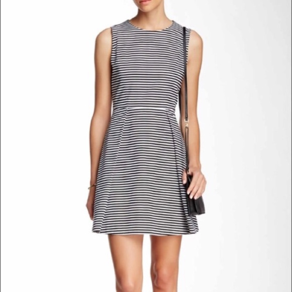 Kate Spade Saturday Striped Fit and Flare Dress