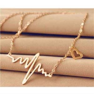 🆕 Gold Heartbeat Necklace