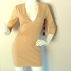 Year of White Lexi Mesh Mini Dress