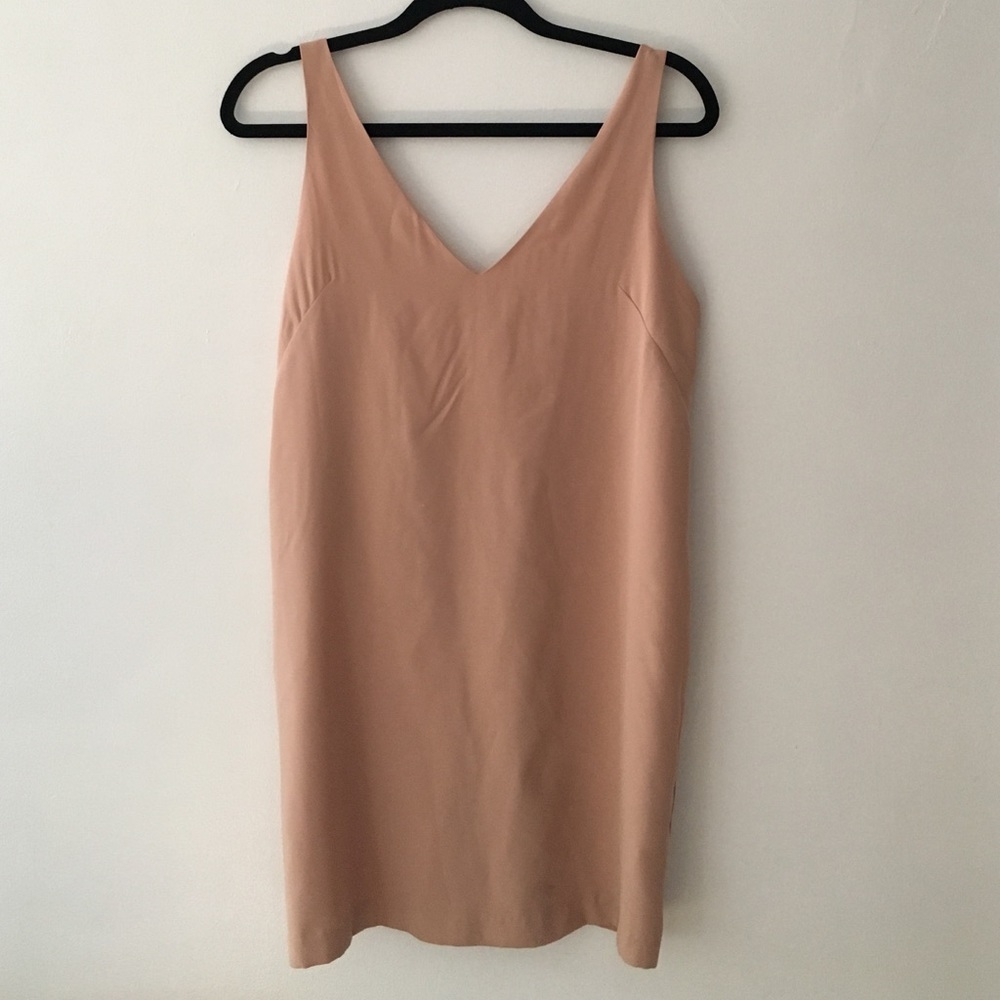Nude slip dress