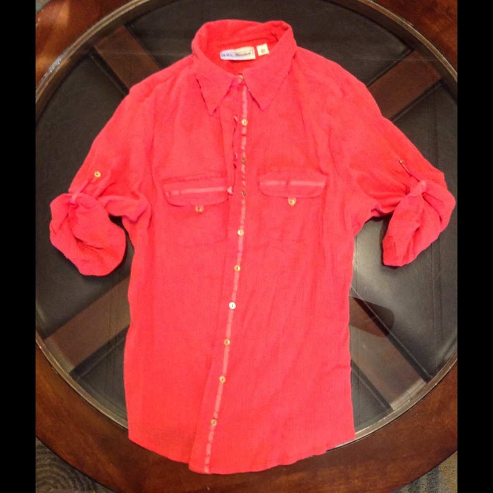 Coral Button Up 18/20 🔴SALE🔴