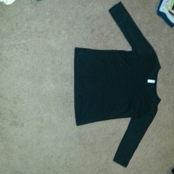 New black quarter length shirt - Picture 1 of 3