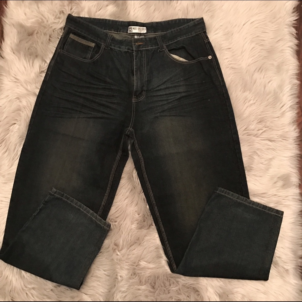 Straight Leg Men's Jeans