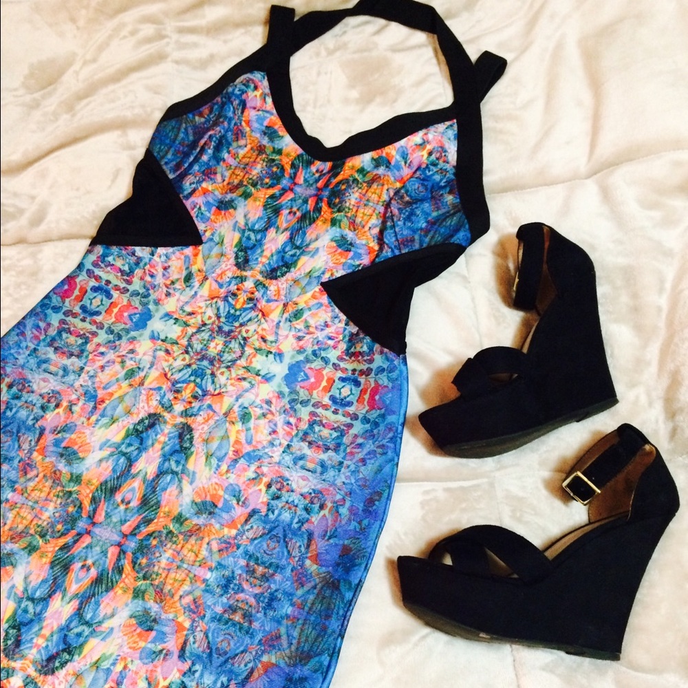 Technicolor Party Dress