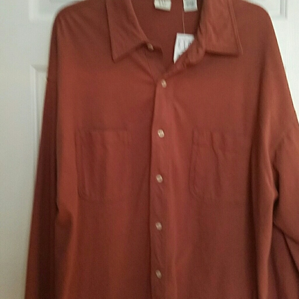 Mens cotton knit shirt