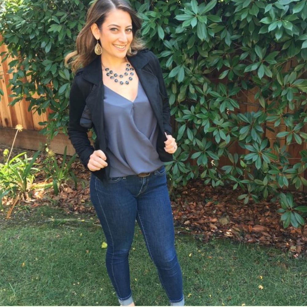 Suede Mel Jacket~Black