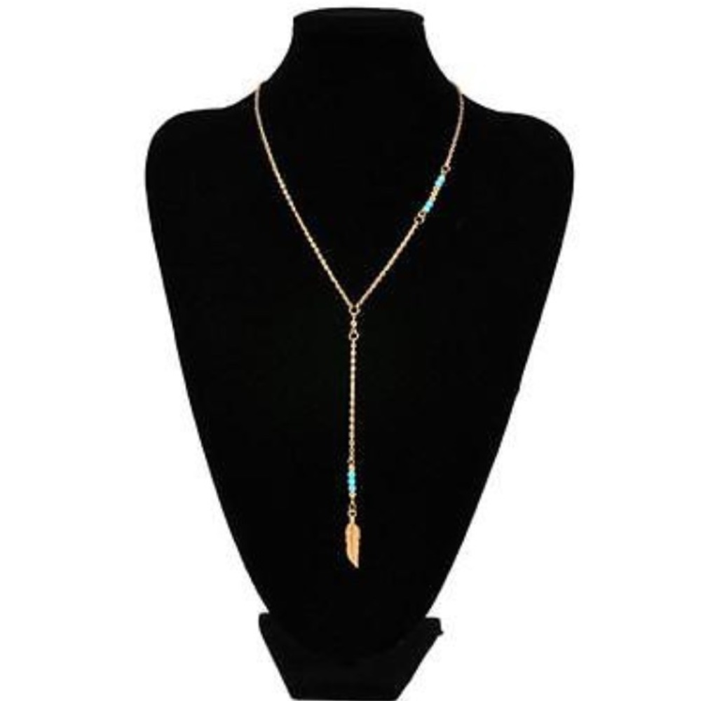 🆕 Gold Leaf Chain Necklace
