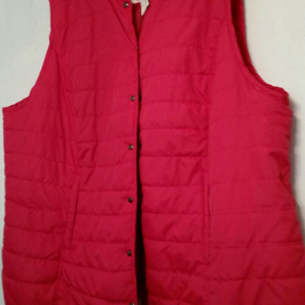 Hot pink vest jacket