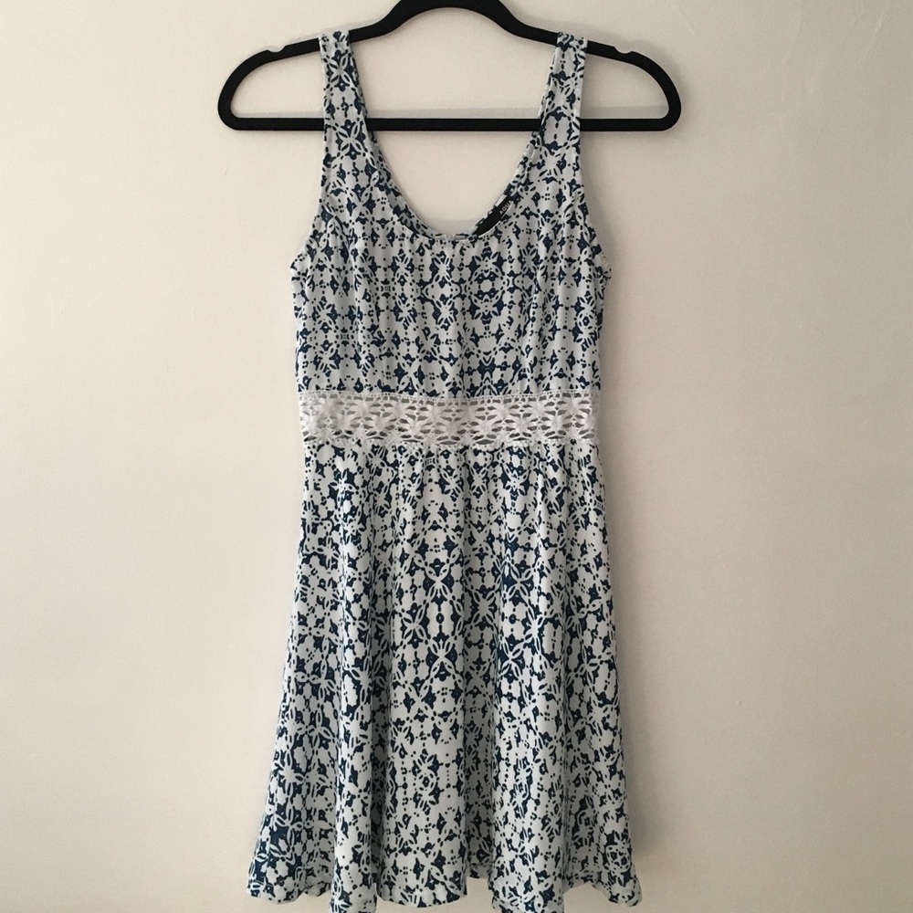 White and Blue dress