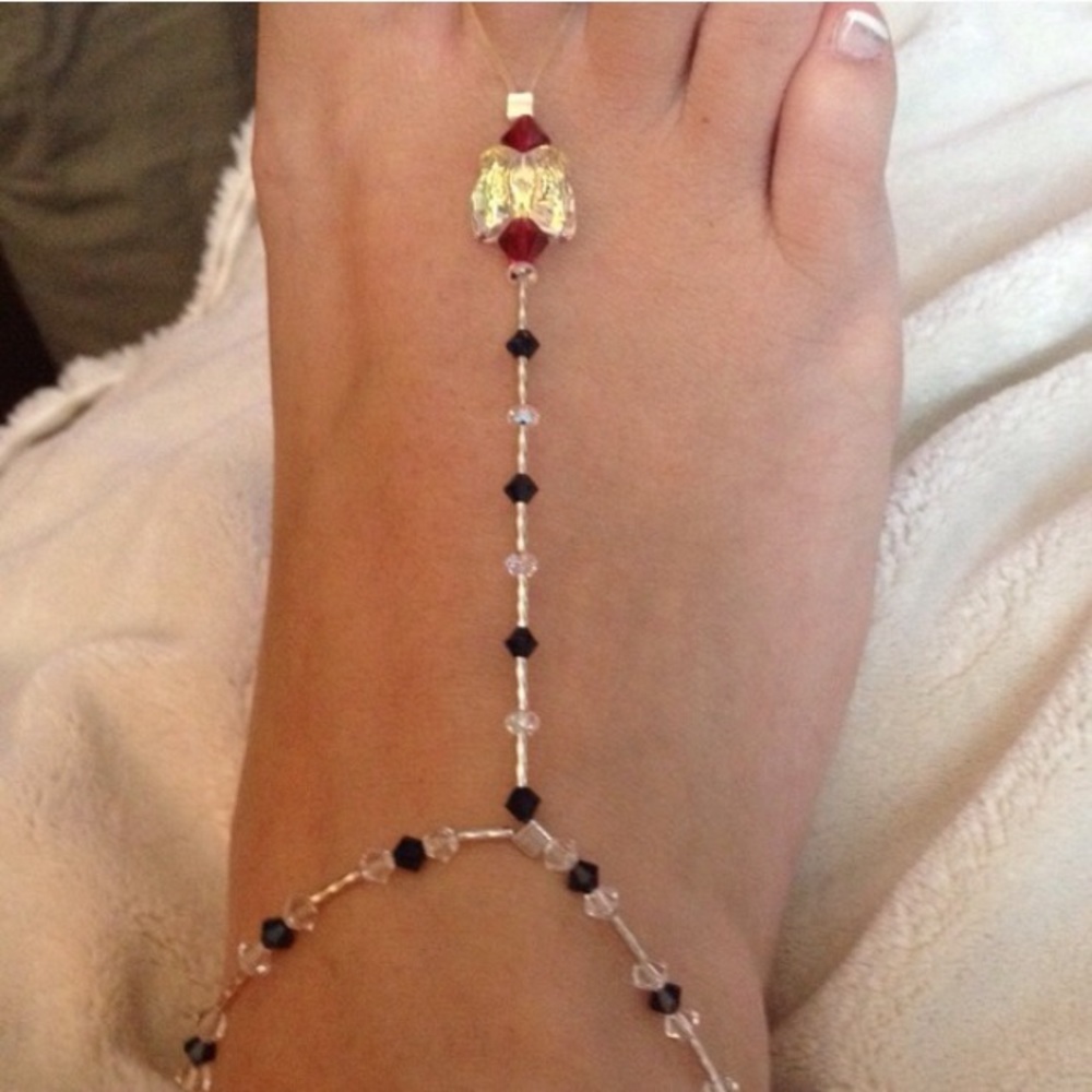 4 Beautiful Foot Jewels to wear in the sun!!