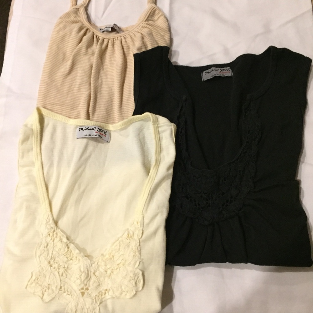 Three Michael Stars tank tops