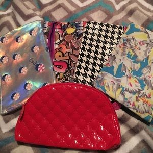 : Lot of five (5) Ipsy bags.