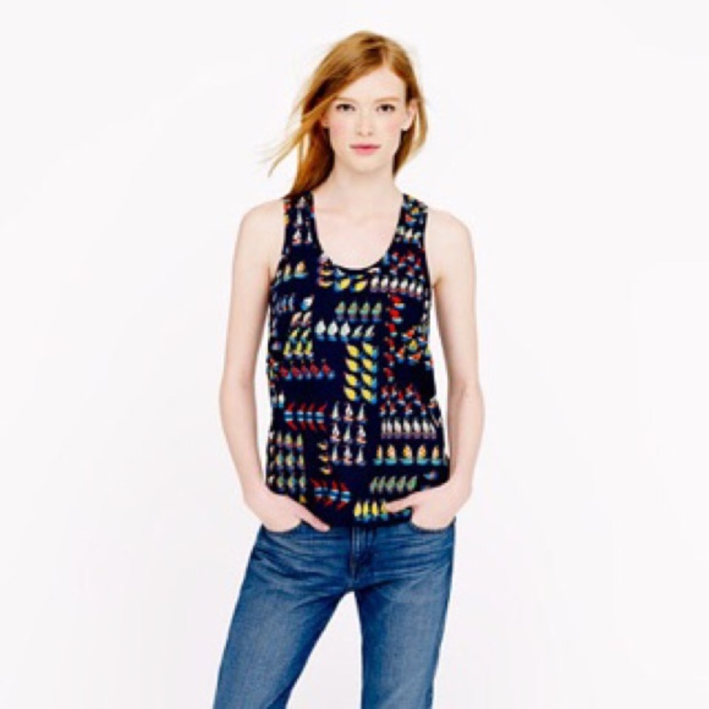 J. Crew Ratti Regatta tank