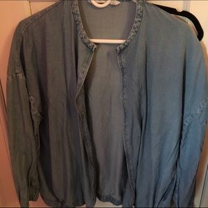Denim Bomber Jacket