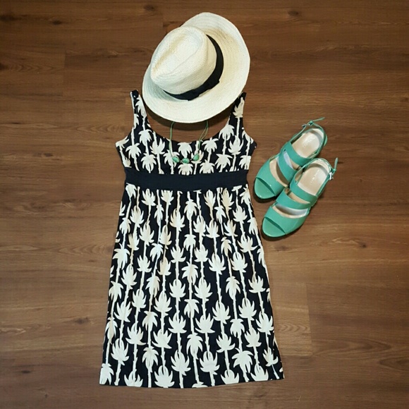 Diane von Furstenberg cream and black dress - Picture 1 of 4