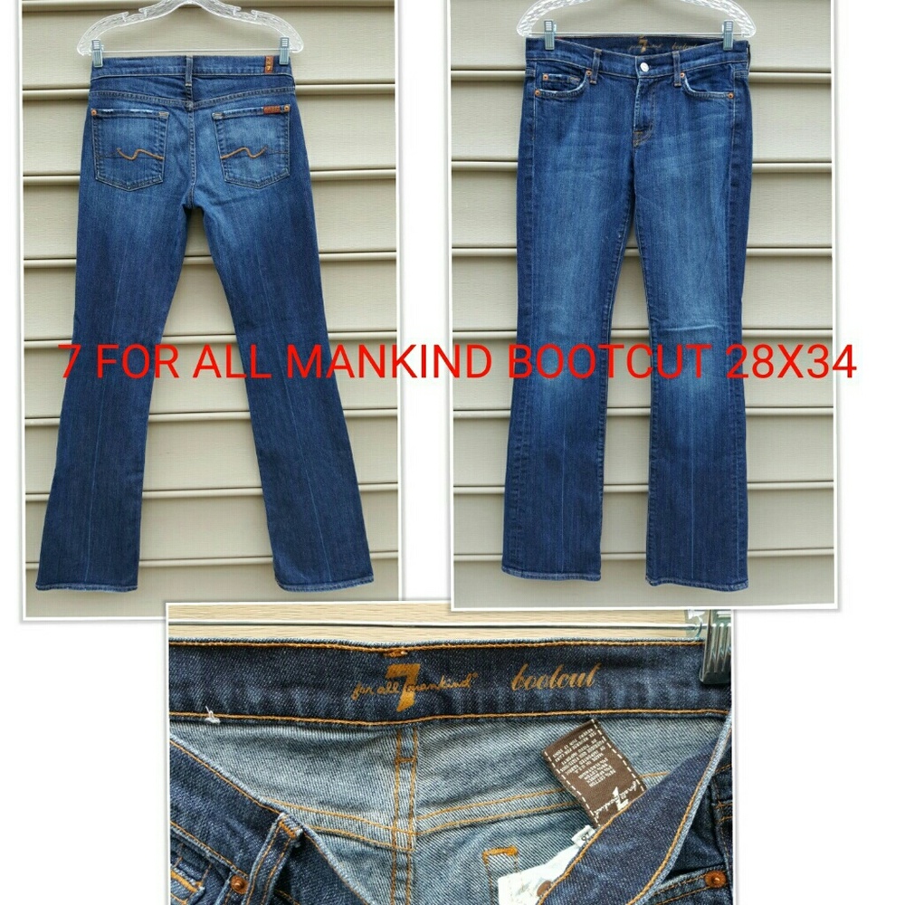 7 FOR ALL MANKIND BOOTCUT JEANS