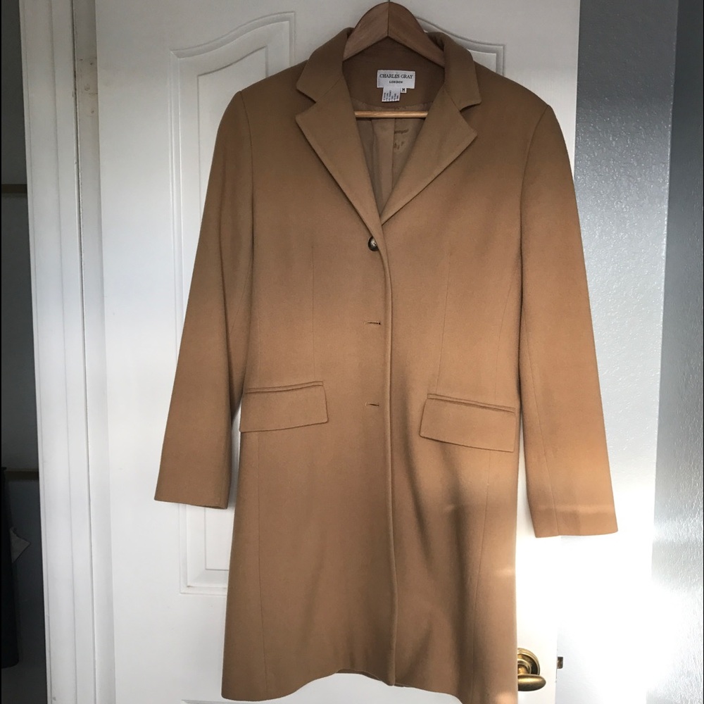 Women's Charles Gray London camel overcoat