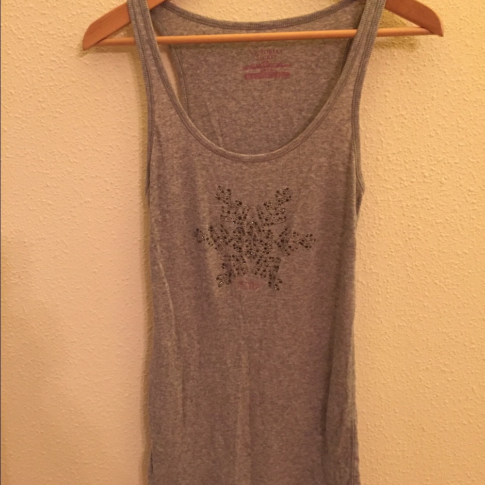 Victoria Secret grey sparkle tank ($5 or 2 items for $9)