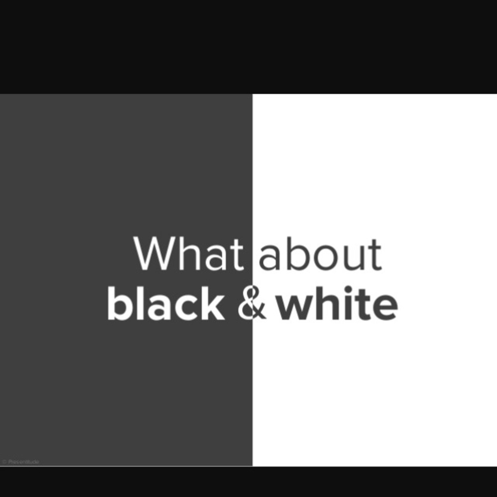 Who doesn't love black-and-white clothing?