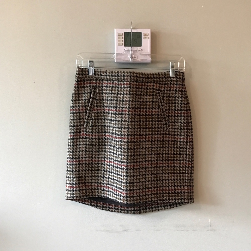 Plaid JCrew skirt -- Never Worn, Size 0