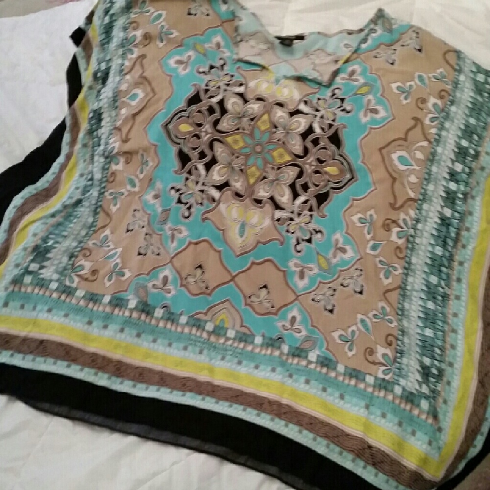 Very fun Poncho top for summer