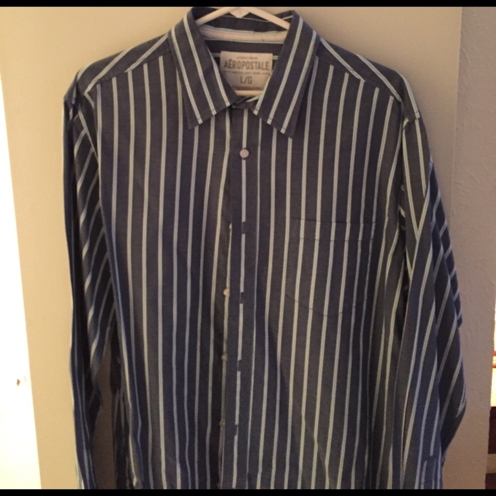 Large Aeropostale long sleeve button down