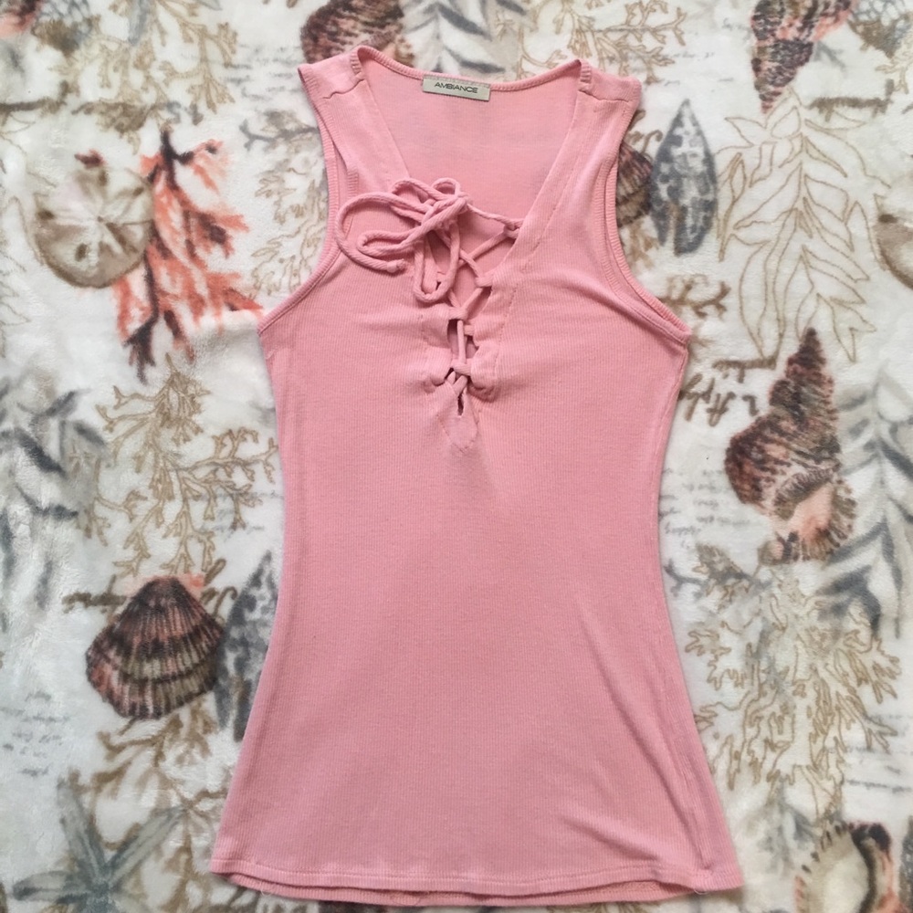 ‼️SOLD‼️Pink tank top