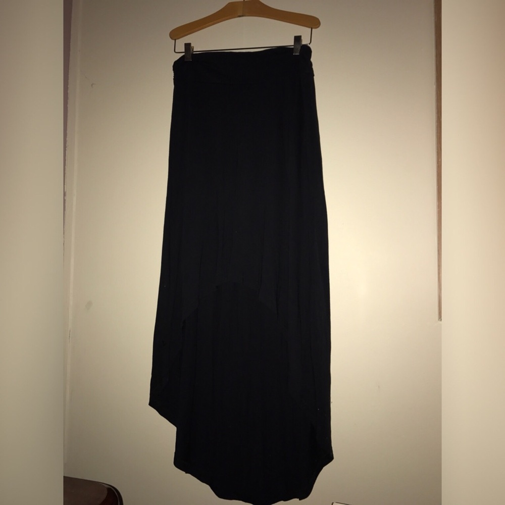 Alternative Apperal high low black skirt
