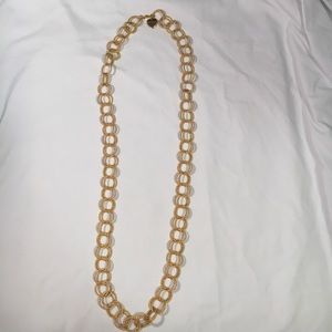 Betsey Johnson gold chain necklace