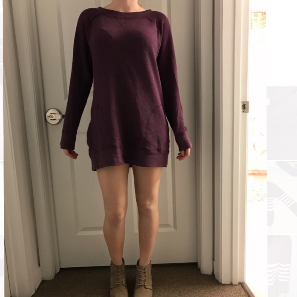 Purple Caslon Sweaterdress