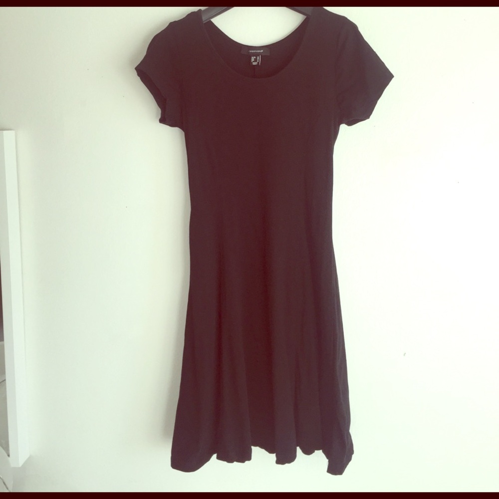 Classic Black Scoop Neck Dress